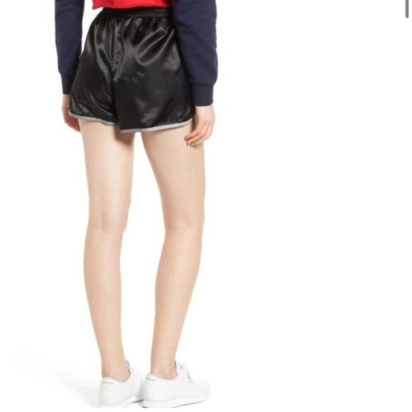 NWT Fila Serena Satin Black Track Shorts - Picture 4 of 6